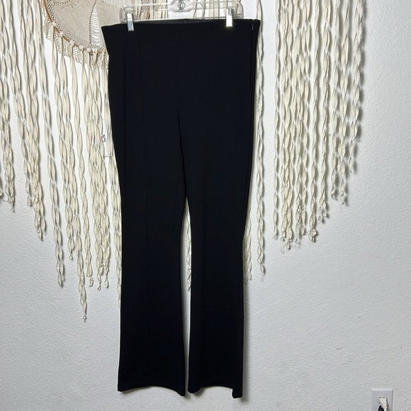 Athleta Black Siena Flare Leg Athliesure Pants Size 14Tall - Picture 7 of 11
